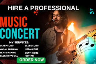 be your passionate male singer, metal, trap song, raspy, duet vocal, songwriter