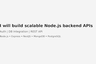 create secure backend services for your web or mobile app
