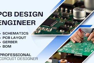 design professional pcb layout and circuit schematics