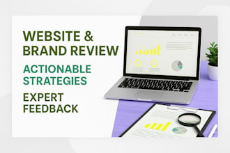 review your website or brand and deliver actionable growth strategies