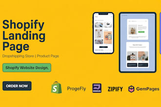build high converting shopify store with gempages, pagefly, zipify, shogun