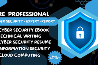 do technical writing on cyber security resume aws solution project report