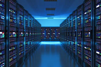 do 3d cgi data center warehouse design, ai datacenter, server center room design
