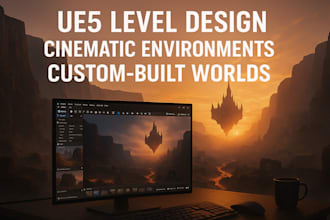 do game level, environment and lighting design in unreal engine 5