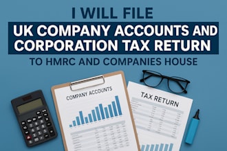 prepare and submit your UK ltd company accounts and corporation tax return