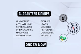 do affiliate referral link promotion mlm leads sign up affiliate marketing