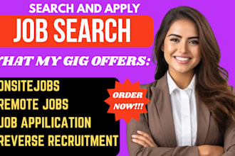 be your reverse recruiter, search and apply jobs, job search, job application