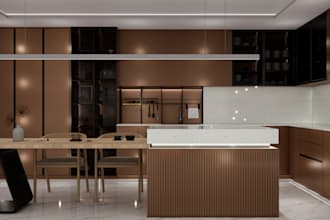 design 2d and 3d kitchen  with high quality renderings