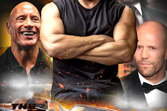 design a professional movie poster for your film in 3 hours