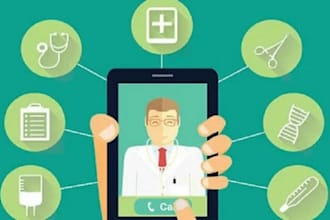 create a doctor booking system telemedicine app or medical website