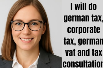 do german tax, corporate tax, german vat and tax consultation