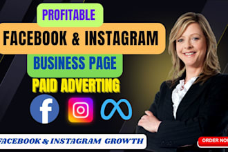 run profitable fb business page and ig  paid advertising for growth
