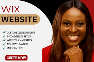 design wix ecommerce website or wix website design redesign