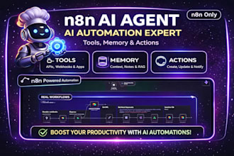 build n8n ai agent workflows with tools and memory