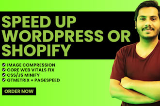 optimize wordpress or shopify speed and boost pagespeed score