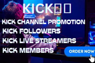 organic kick channel promotion to become affiliate verified and partner