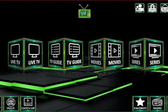 rebrand your android iptv app with admin panel and vpn