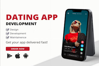 develop social chat app, dating app, live streaming app tinder ui mobile app