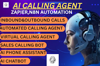 build ai calling agent, sale agent, ai agent, zapier, n8n automation bot