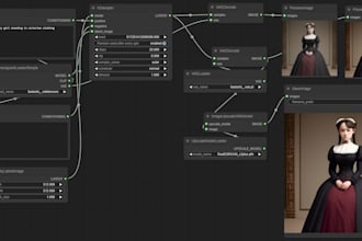 make a custom ai influencer flux lora with a comfyui workflow nsfw node ai image