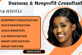setup 501c3,reinstate,non profit,ein,bylaws,article of incorporation,llc,1023ez