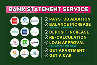 do reconcile bank statement PDF to editable format