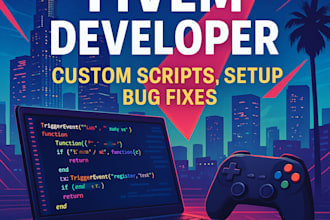 be your developer in your fivem server