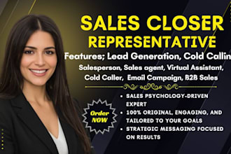 be sales closer salesperson leads cold caller telemarketing sales rep salesagent