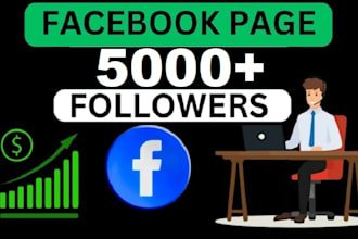 provide 5000 facebook follower real active users