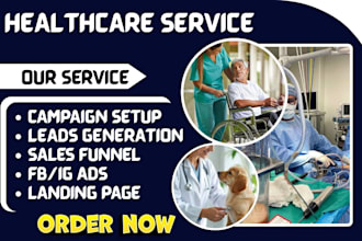 run google ads social ppc ads for healthcare surgeon nursing home pet care leads