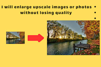 enlarge and upscale picture without losing quality