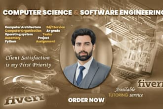 computer science and software engineering tutor for help with project
