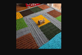 teach you how to make a quality knitted mat