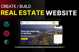 create, design a real estate website for agents, realtors, brokers