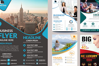 design restaurant menu, food flyer, poster, brochure, and price list