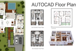 draw accurate architectural floor plans in autocad