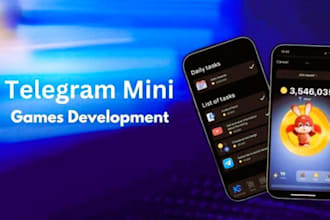 build blockchain p2e web3 game, x to earn game, telegram mini a and nft game