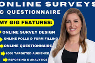 conduct and fill your online survey