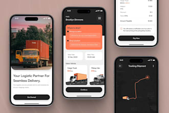 build on demand logistic app, dispatch app, admin panel, driver app