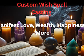 cast powerful ancient custom spell to make your wish come true, custom spell