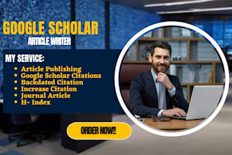 increase google scholar citations backdated citations article writing publishing
