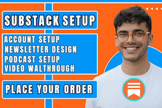 substack setup substack newsletter design setup substack podcast substack expert