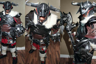 3d wearable cosplay model 3d armor cosplay mask anime cosplay for print and ship