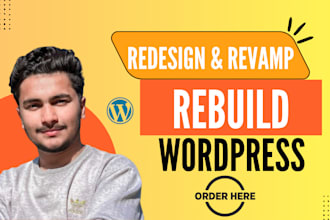 elementor rebuild, revamp and redesign