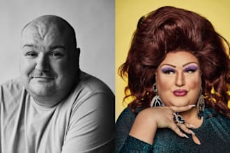 create a drag queen portrait based on your photo using ai
