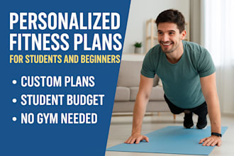 design custom beginner workout plans you can do at home