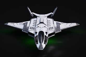 sculpt3d airplane,dynamic 3d jet fighter,raptor jet, gta v spaceship drone model