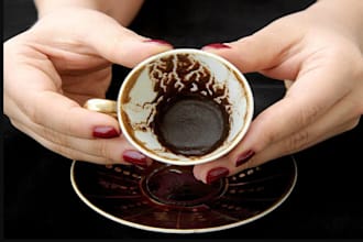 turkish coffee reading, psychic coffee reading, love, career, health in 6hrs