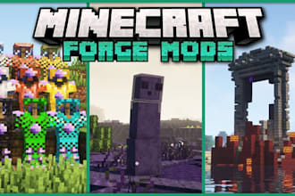 create a custom minecraft mod forge, neoforge and fabrics