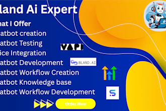 build bland synthflow gohighlevel chatbot ai voice agent and automation setup